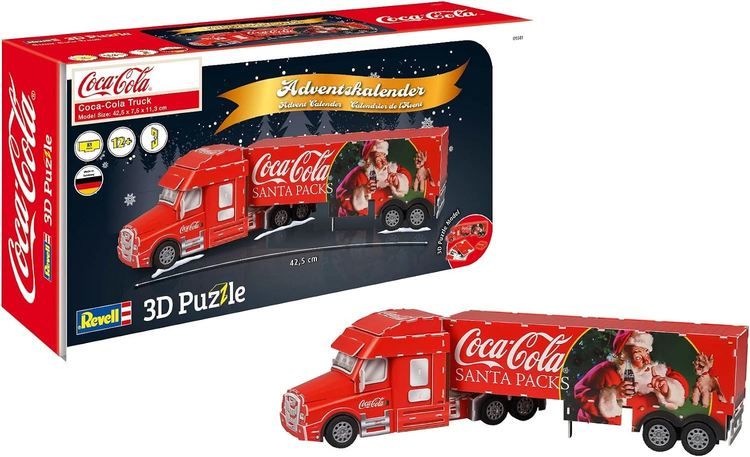 🚒 Revell Coca Cola Weihnachts Truck 3D Puzzle für 17,93€ (statt 28€)