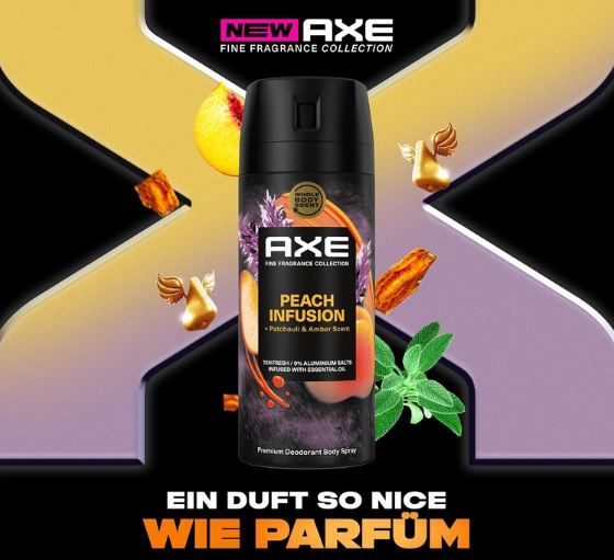 đ„” 2er Pack Axe Premium Peach Infusion Bodyspray, 150ml fĂŒr 7,59⏠(statt 10âŹ) đ„” 2er Pack Axe Premium Peach Infusion Bodyspray, 150ml fĂŒr 7,59⏠(statt 10âŹ)