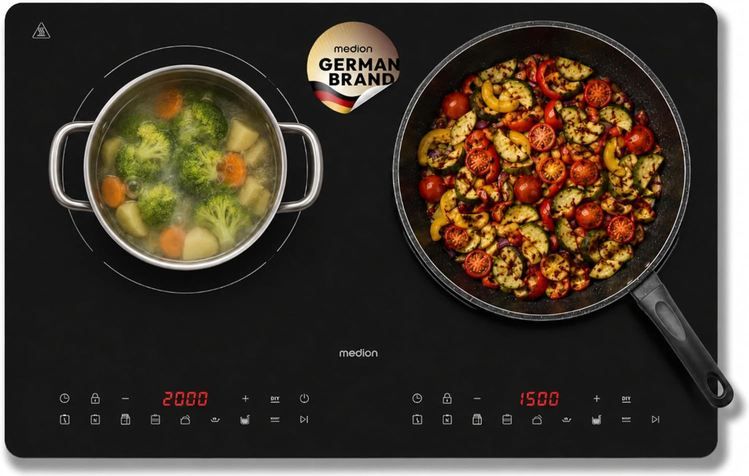 🍳 Medion IC20D Induktionskochplatte mit 2 Platten & 3.500 Watt für 79,95€ (statt 105€) 🍳 Medion IC20D Induktionskochplatte mit 2 Platten & 3.500 Watt für 79,95€ (statt 105€)