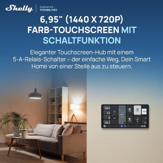 🏠 Shelly Wall Display X2i Wall Display für 99,39€ (statt 152€) - Refurb. 🏠 Shelly Wall Display X2i Wall Display für 99,39€ (statt 152€) Refurb.