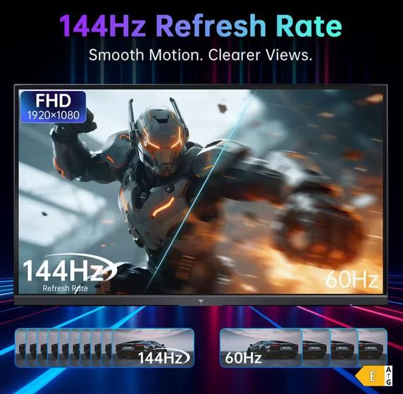🖥️ KTC H24B9S-2 23,8 🖥️ KTC H24B9S 2 23,8 Full HD Gaming Monitor mit 144Hz für 69,41€ (statt 99€)