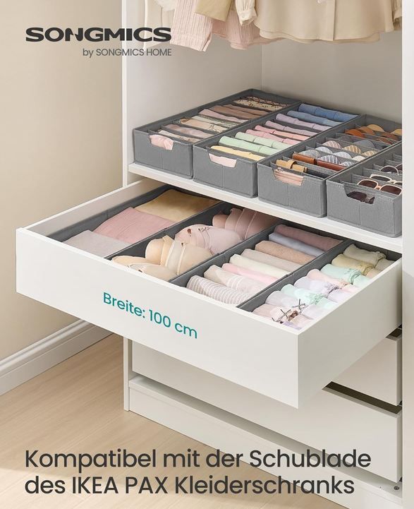 🗃️ 4er Set Songmics Schubladen-Organizer, faltbar für 11,69€ (statt 23€) 🗃️ 4er Set Songmics Schubladen Organizer, faltbar für 11,69€ (statt 23€)