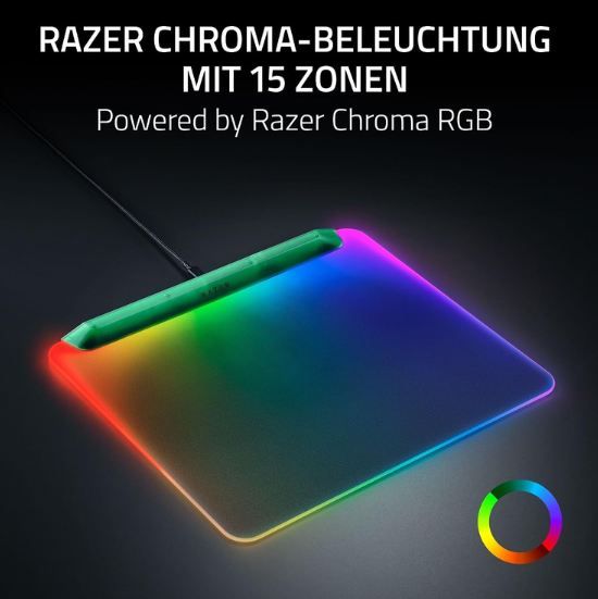 🖱️ Razer Firefly V2 Pro Phantom Green Edition Chroma RGB Mauspad für 54,99€ (statt 62€)