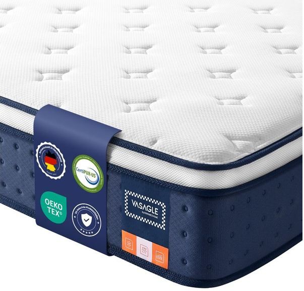 🛏️ Vasagle Taschenfederkernmatratze mit Gel Memory, 200 x 90 x 25cm für 69,99€ (statt 96€) 🛏️ Vasagle Taschenfederkernmatratze mit Gel Memory, 200 x 90 x 25cm für 69,99€ (statt 96€)