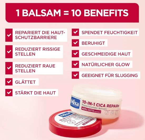 🧴 Mixa Urea Cica Repair+ Balsam mit 40% Glycerin, Urea & Allatoin ab 5,59€ (statt 7€)