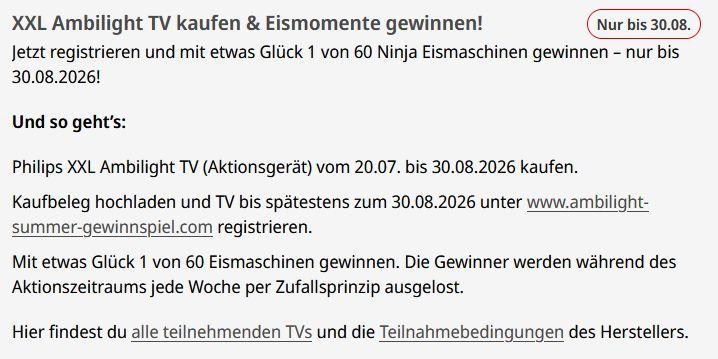 📺 Media Markt: Philips Ambilight TV Sale + bis zu 300€ Sofortrabatt oder  15% Extra Rabatt