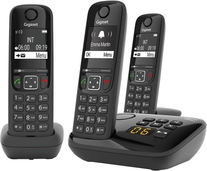 📞 Gigaset AS690A Trio 3 DECT-Telefone mit Anrufbeantworter für 66€ (statt 84€) 📞 Gigaset AS690A Trio 3 DECT Telefone mit Anrufbeantworter für 66€ (statt 84€)