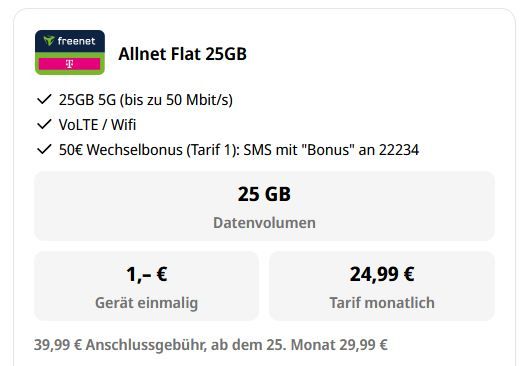 Eff. mit Gewinn📱 Google Pixel 10 Pro + Pixel Buds 2A für 1€ + Telekom Flat 25GB für 24,99€ mtl. Eff. mit Gewinn📱 Google Pixel 10 Pro + Pixel Buds 2A für 1€ + Telekom Flat 25GB für 24,99€ mtl.