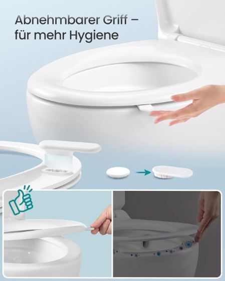 🚽 Songmics Toilettendeckel mit Absenkautomatik für 23€ (statt 36€) 🚽 Songmics Toilettendeckel mit Absenkautomatik für 23€ (statt 36€)