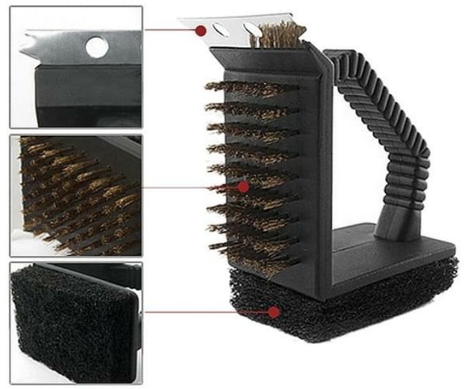 🥩 2x BBQ 3in1 Stahl Grillbürste mit 3 Funktionen für 9,98€ (statt 20€) 🥩 2x BBQ 3in1 Stahl Grillbürste mit 3 Funktionen für 9,98€ (statt 20€)