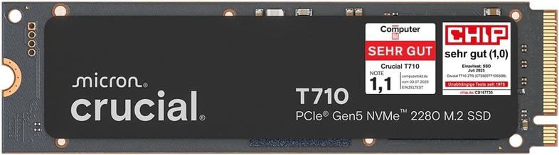 💾 Crucial T710 M.2 NVMe PCIe 5.0 x4 Gen5 SSD mit 1TB für 164,99€ (statt 200€) 💾 Crucial T710 M.2 NVMe PCIe 5.0 x4 Gen5 SSD mit 1TB für 164,99€ (statt 200€)