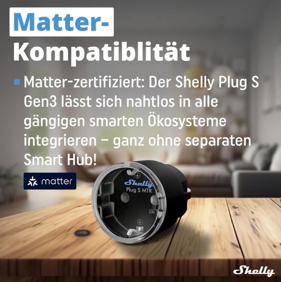 🔌 3x Shelly S Smarte Steckdose Gen3 mit Matter für 32,37€ (statt 50€) - Refurb. 🔌 3x Shelly S Smarte Steckdose Gen3 mit Matter für 32,37€ (statt 50€) Refurb.