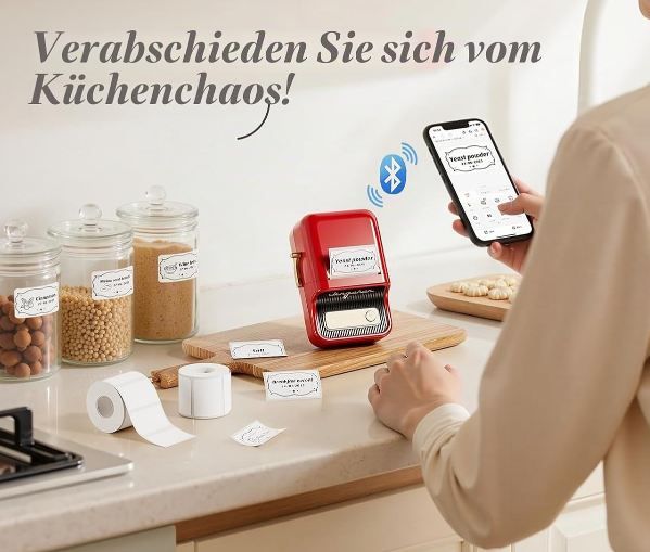 🖨️ NIIMBOT B21 Bluetooth Etikettendrucker für 25,99€ (statt 69€) 🖨️ NIIMBOT B21 Bluetooth Etikettendrucker für 25,99€ (statt 69€)