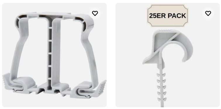 🔌  72% Rabatt ab 5 Artikel auf Kopp Kabelhalter   z.B. 5 x 25er Schlaufendübel 9,75€ (statt 51€)