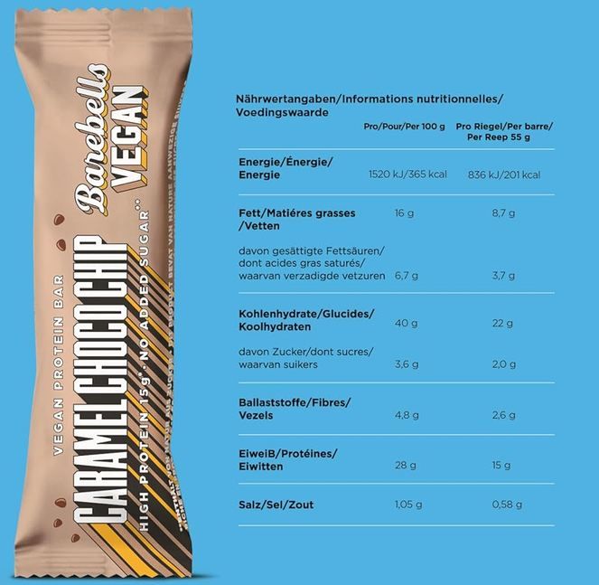 🍫 12er Pack Barebells Caramel Choco Chip Vegan Protein Riegel für 23,36€ (statt 28€) 🍫 12er Pack Barebells Caramel Choco Chip Vegan Protein Riegel für 23,36€ (statt 28€)