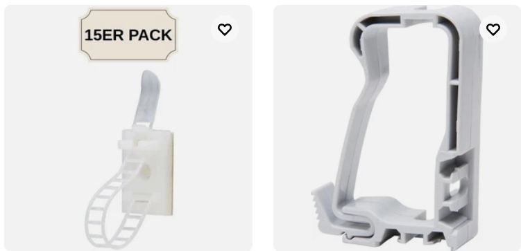 🔌  72% Rabatt ab 5 Artikel auf Kopp Kabelhalter   z.B. 5 x 25er Schlaufendübel 9,75€ (statt 51€)