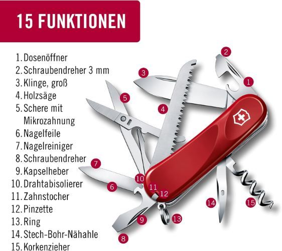 🔪 Victorinox Evolution S17 Schweizer Taschenmesser für 30,49€ (statt 53€) 🔪 Victorinox Evolution S17 Schweizer Taschenmesser für 30,49€ (statt 53€)