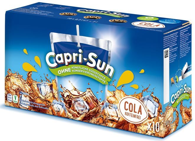 8 Liter🥤 4 x 10er Pack Capri Sun Cola Fruchtsaftgetränk ab 11,17€ (statt 17€)