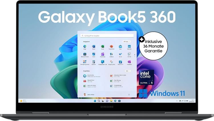 💻 Samsung Galaxy Book5 360 15,6 💻 Samsung Galaxy Book5 360 15,6 2 in 1 Laptop mit Intel Core Ultra für 819€ (statt 929€)
