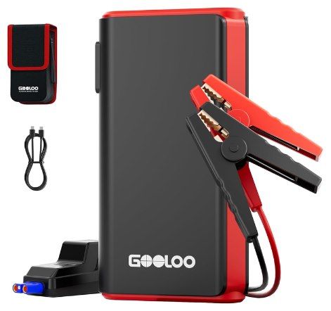 🔋🚗 GOOLOO GE2000 Starthilfe Powerbank mit 2.000A für 34,99€ (statt 50€)