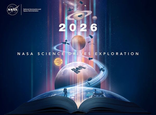 🌖 Aus dem NASA Wissenschaftskalender 2026 Kalender  und Hintergrundbilder herunterladen