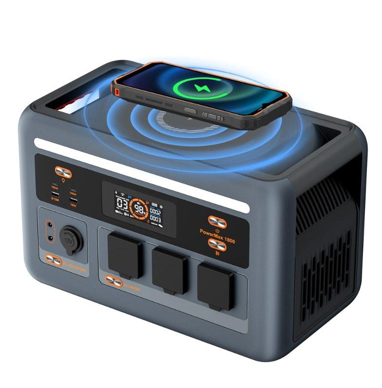 🔋 OSCAL PowerMax1800SE – 1800W / 1024Wh LiFePO4 Powerstation für 284€ (statt 440€)
