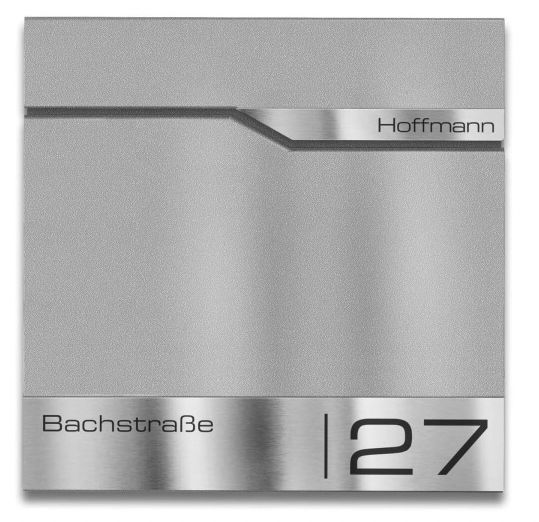 ️📬 Metzler Briefkasten Siebert mit Zeitungsfach & Gravur für 75,65€ (statt 89€)