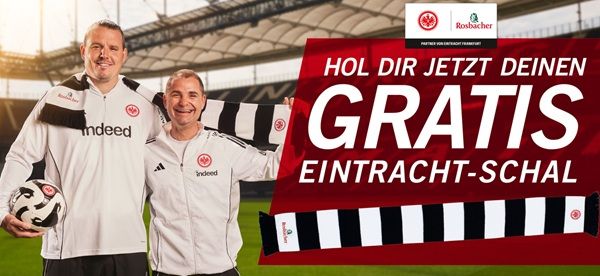 🧣Rosbacher Mineralwasser kaufen - Eintracht Frankfurt-Schal gratis erhalten 🧣Rosbacher Mineralwasser kaufen Eintracht Frankfurt Schal gratis erhalten