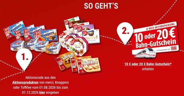 đ 10⏠oder 20⏠DB Gutschein beim Kauf von Storck-Produkten đ 10⏠oder 20⏠DB Gutschein beim Kauf von Storck Produkten