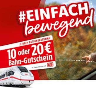 🚆 10€ oder 20€ DB Gutschein beim Kauf von Storck-Produkten
