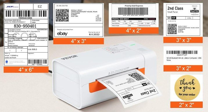 🖨️ VEVOR Thermodirekt-Etikettendrucker mit 150 mm/s, 203dpi für 43,90€ (statt 55€) 🖨️ VEVOR Thermodirekt Etikettendrucker mit 150 mm/s, 203dpi für 43,90€ (statt 55€)