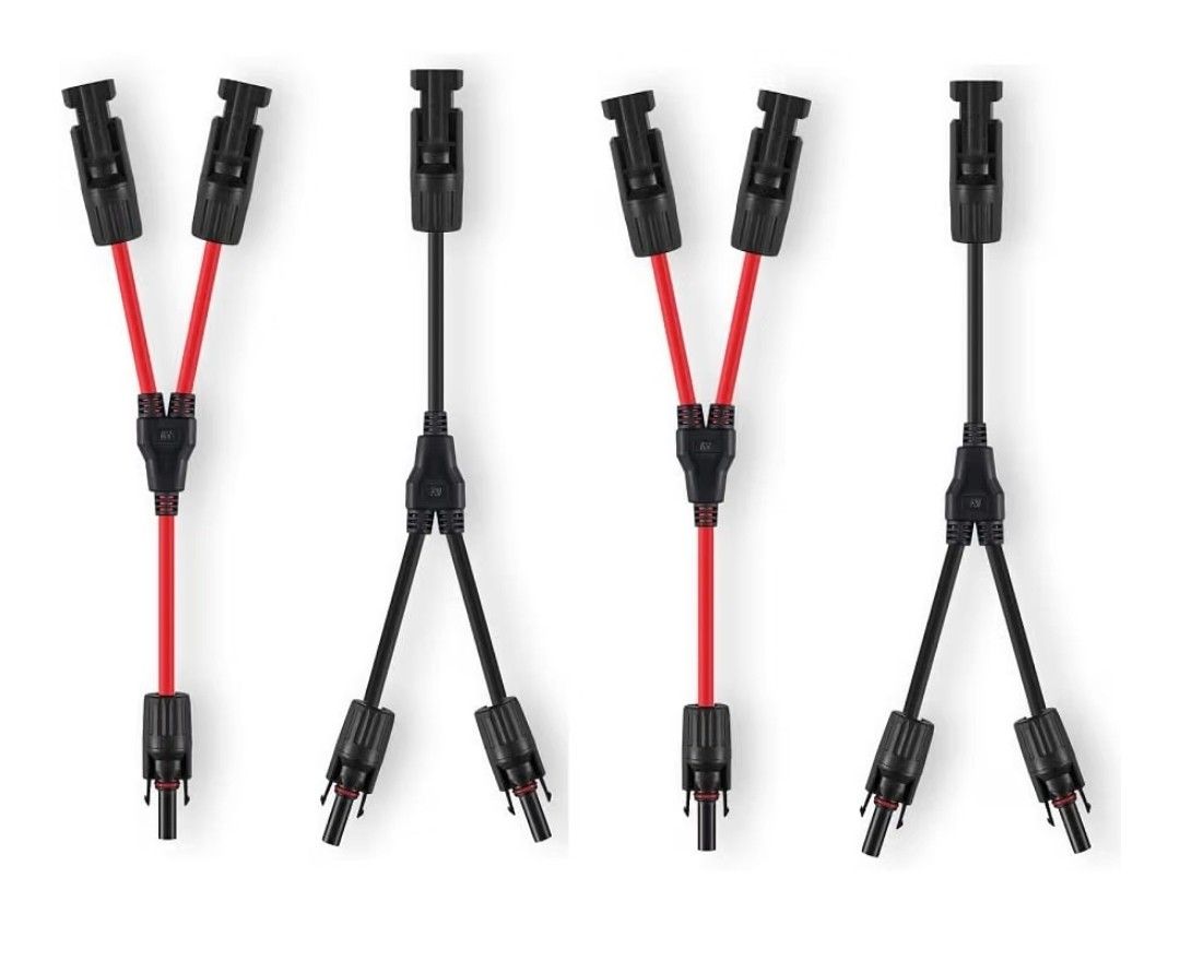 GENORTH Solar Y Kabel 6 mm², 1Y2 PV Y Stecker Solar MMF und FFM, 2 Paar GENORTH Solar Y Kabel 6 mm², 1Y2 PV Y Stecker Solar MMF und FFM, 2 Paar