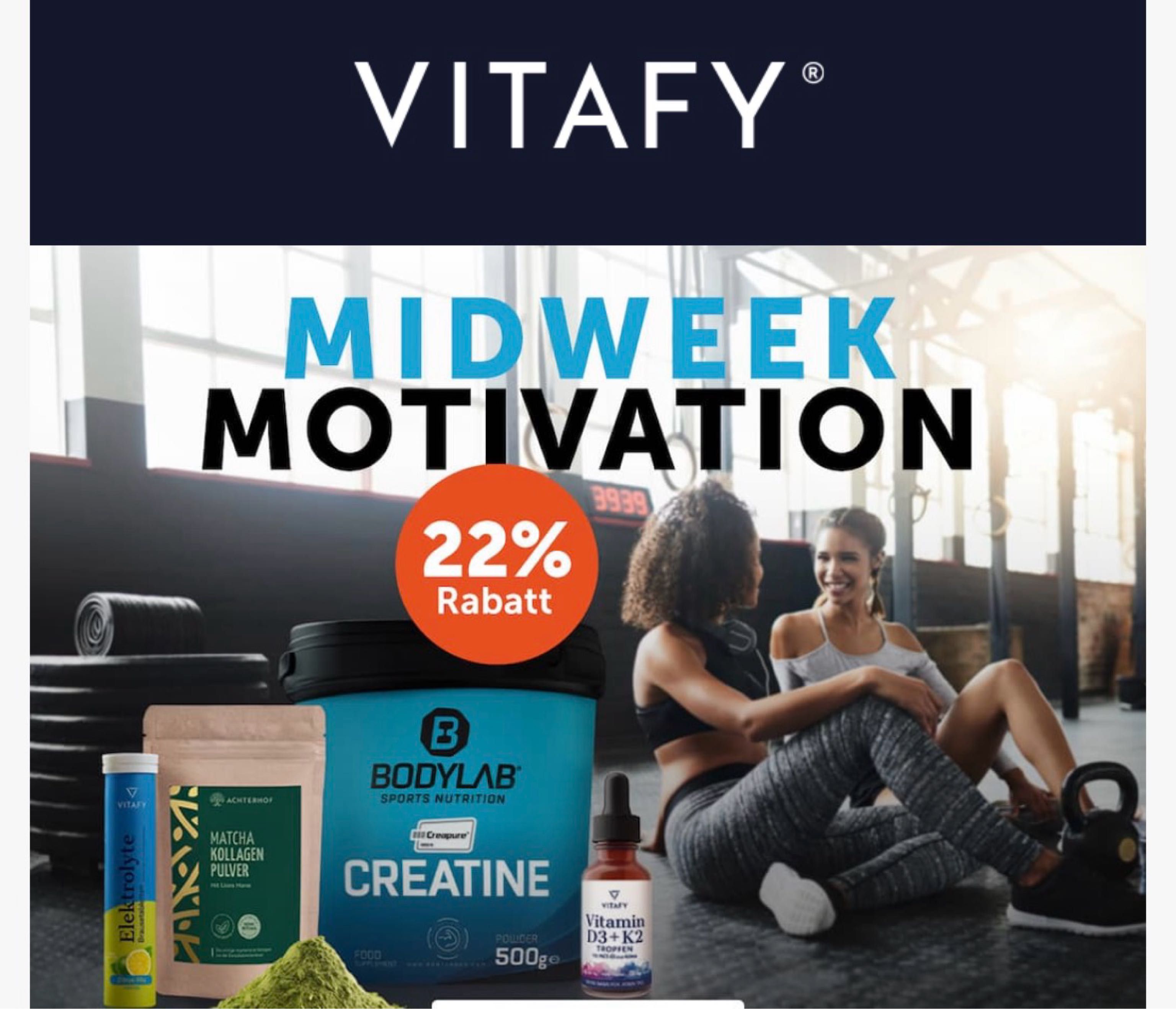 vitafy   22 % Rabatt