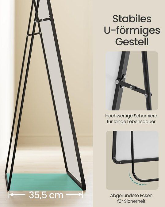 🪞 SONGMICS Ganzkörperspiegel (180 x 80 cm) für 89,69€ (statt 130€)