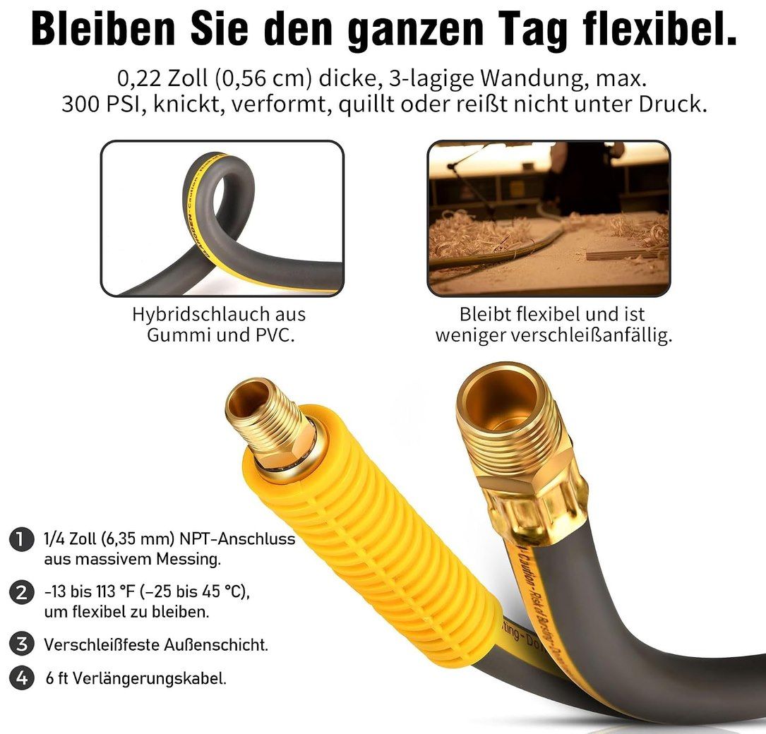💨 GLAHODEN Automatischer Druckluftschlauchtrommel (30+2m) inkl. Pistole für 83,99€ (statt 119€) 💨 GLAHODEN Automatischer Druckluftschlauchtrommel (30+2m) inkl. Pistole für 83,99€ (statt 119€)