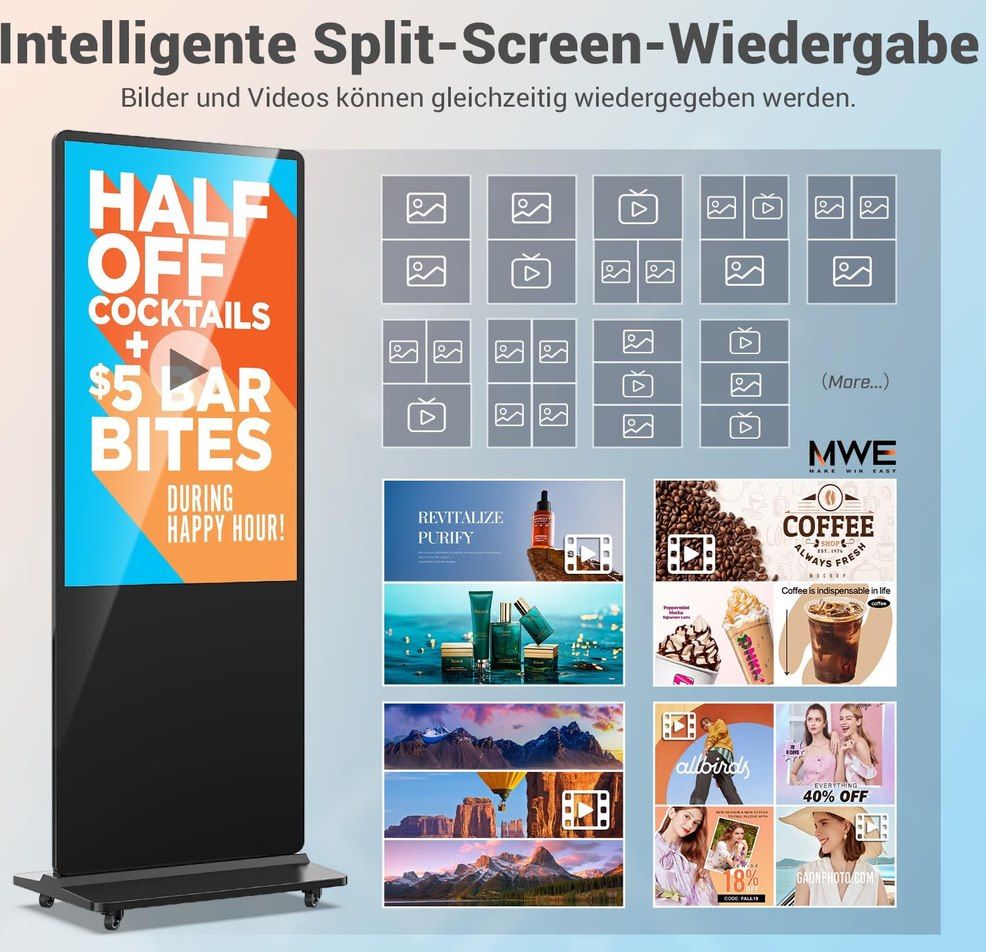 đ„ïž QIXZOCV 65 Zoll Signage-Display mit Touchscreen fĂŒr 1.099⏠(statt 2.000âŹ) đ„ïž QIXZOCV 65 Zoll Signage Display mit Touchscreen fĂŒr 1.099⏠(statt 2.000âŹ)