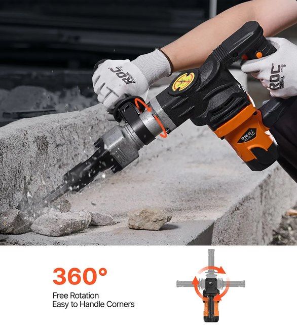 💪 VEVOR Abbruchhammer mit 1400W & 19J für 48,78€ (statt 57€) 💪 VEVOR Abbruchhammer mit 1400W & 19J für 48,78€ (statt 57€)