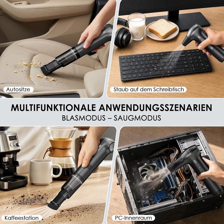 ️💨 BriziAerie 2in1 elektrisches Staubgebläse mit Zubehör für 27,99€ (statt 50€)