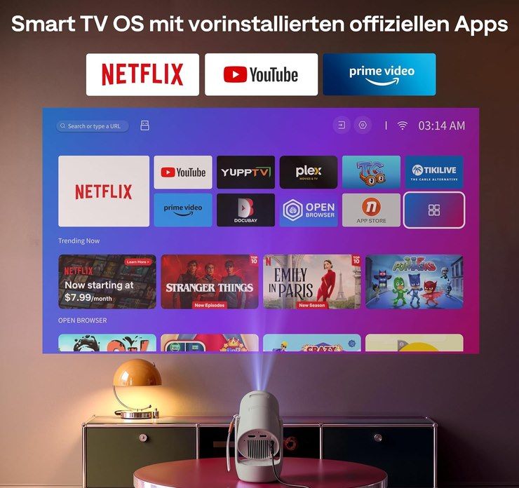 📽️ Aurzen E1 Mini 720p Beamer mit Netflix, 300 ANSI & HDR für 59,99€ (statt 130€) 📽️ Aurzen E1 Mini 720p Beamer mit Netflix, 300 ANSI & HDR für 59,99€ (statt 130€)