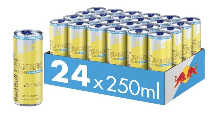 ⚡️ Red Bull Sugarfree Energy Drink Sudachi Lime Summer Edition für 24,69€ (statt 39€)