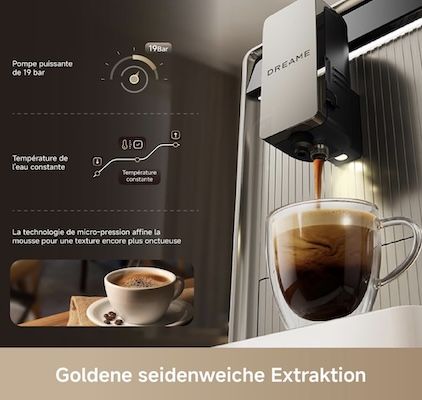 🔝☕️ dreame Ecceluxe Slim Espresso-Vollautomat für 399€ (statt 550€) 🔝☕️ dreame Ecceluxe Slim Espresso Vollautomat für 399€ (statt 550€)