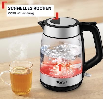 Tefal Express Glaswasserkocher mit 1,7L für 36,99€ (statt 45€) Tefal Express Glaswasserkocher mit 1,7L für 36,99€ (statt 45€)