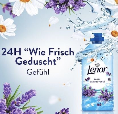🧺 12x 38WL Lenor Weichspüler Ein Tag in der Provence für 25,64€ (statt 35€)