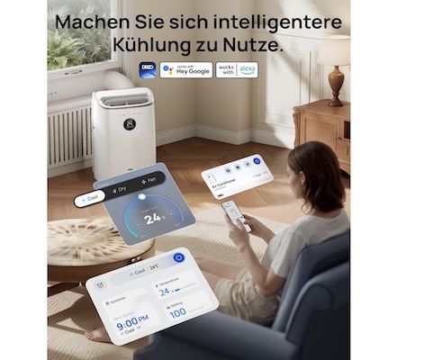 🌬️ DREO mobile Klimaanlage mit 7.500 BTU & App-Steuerung für 391€ (statt 460€) 🌬️ DREO mobile Klimaanlage mit 7.500 BTU & App Steuerung für 391€ (statt 460€)