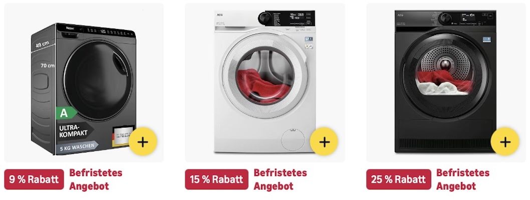 🔝🧺 Amazon: Waschmaschinen & Trockner mit bis zu -28% Sale z.B. 17kg Waschmaschine für 749€ (statt 829€) 🔝🧺 Amazon: Waschmaschinen & Trockner mit bis zu 28% Sale z.B. 17kg Waschmaschine für 749€ (statt 829€)