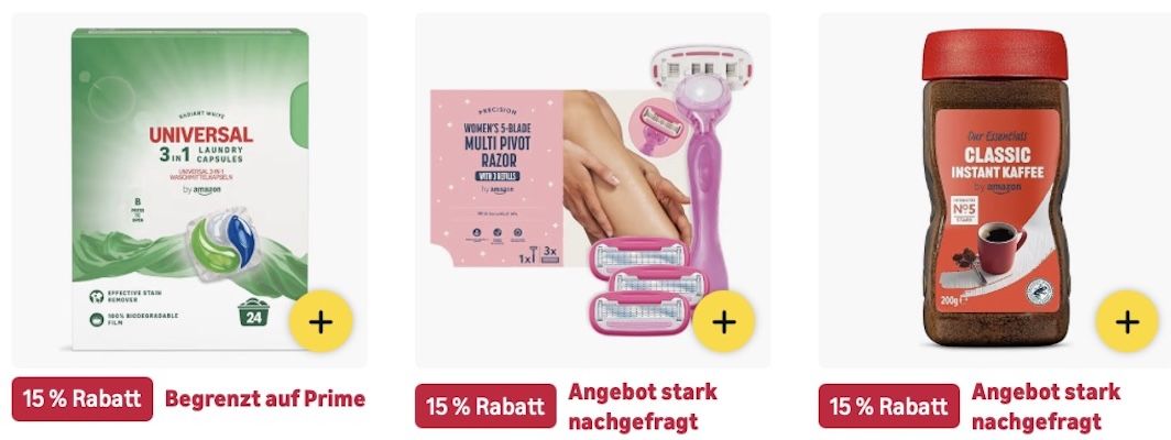 🤑 by Amazon BIG SALE mit bis zu -35% z.B. 3L Roséwein für 9,74€ (statt 12€) 🤑 by Amazon BIG SALE mit bis zu 35% z.B. 3L Roséwein für 9,74€ (statt 12€)