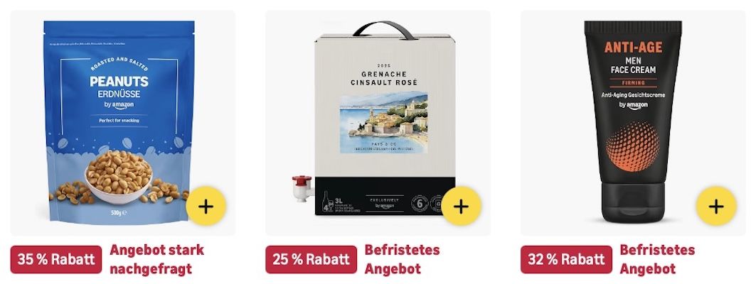🤑 by Amazon BIG SALE mit bis zu -35% z.B. 3L Roséwein für 9,74€ (statt 12€) 🤑 by Amazon BIG SALE mit bis zu 35% z.B. 3L Roséwein für 9,74€ (statt 12€)
