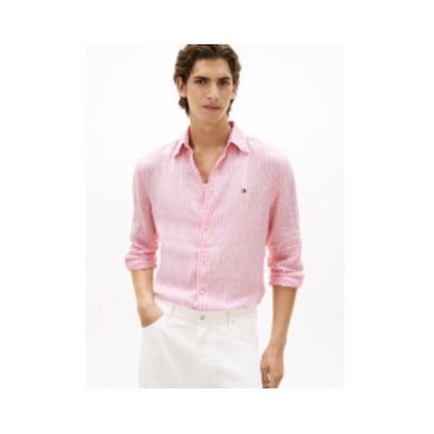 👔 Tommy Hilfiger Regular Fit Bengal Stripe Pure Linenhemd für 39€ (statt 60€)