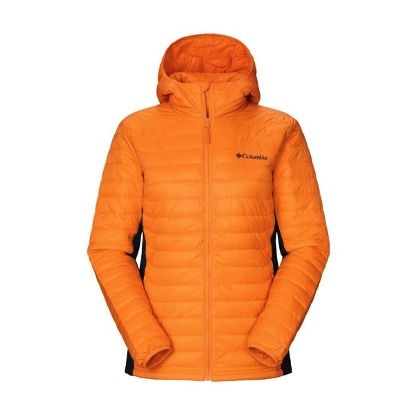 ⛄ Columbia Kapuzenjacke Powder Pass Hybrid ❄️ in Orange für 45,94€ (statt 65€)