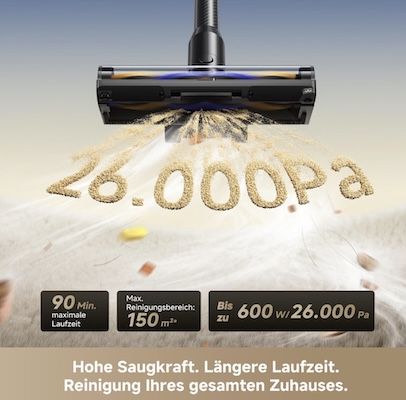 dreame R20 Pro-A Akku Staubsauger für 239€ (statt 332€) dreame R20 Pro A Akku Staubsauger für 239€ (statt 332€)